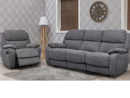 Parker Fabric Reclining Armchair