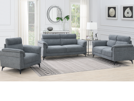 Roxy Grey 3+2+1 Sofas (JX21)