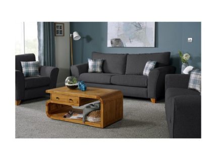 Sophie Fabric Three Seat Sofas