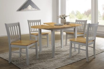 Thames Cream & Oak or Grey & Oak Dining Chairs