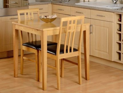 Vienna Fixed Compact Square Dining Set