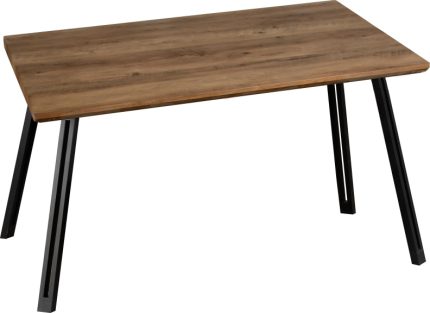 Quebec Straight Edge Oak Dining Table