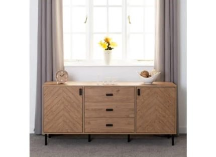 Leon Oak Two Door Sideboard
