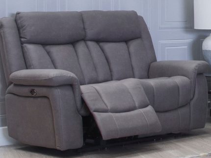 Santino Two Seat Powered Recliner - Grey
