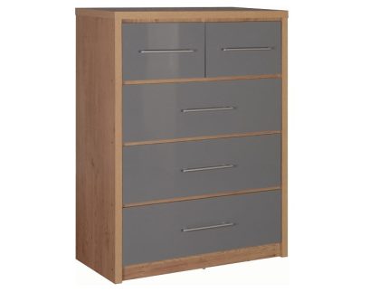 Seville Grey 2+3 Drawer Chest