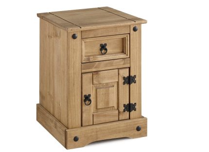 Corona Pine Petite Bedside Locker