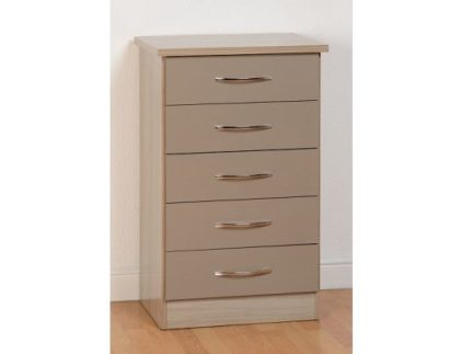 Nevada Oyster Five Drawer Chest