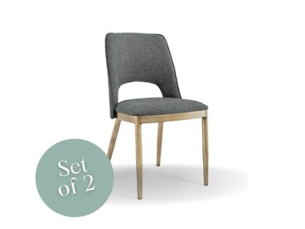 Morgan Dining Chair - Grey Linen (Set of 2)