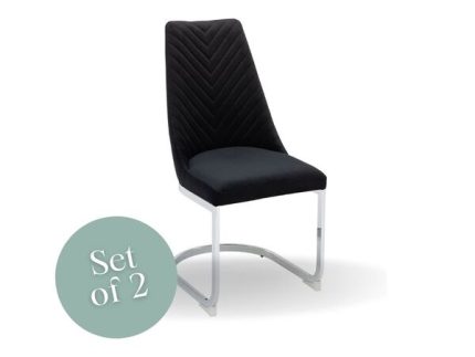 Wilton Dining Chair - Black (Set of 2)