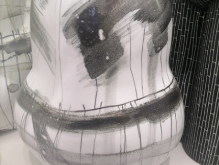 Ceramic Ink Painting Vase