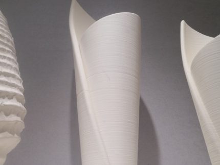 Ceramic White Wrap Vase