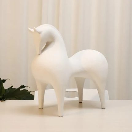 White Horse Sculpture