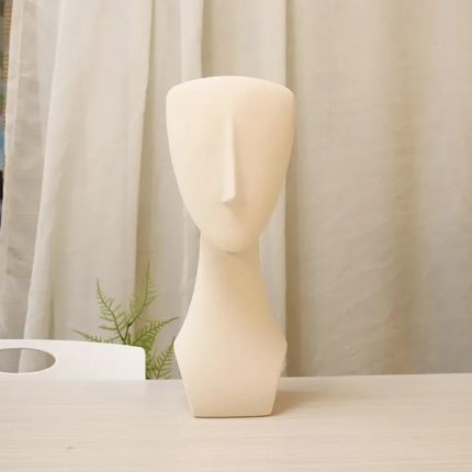 White Mannequin Head Statue