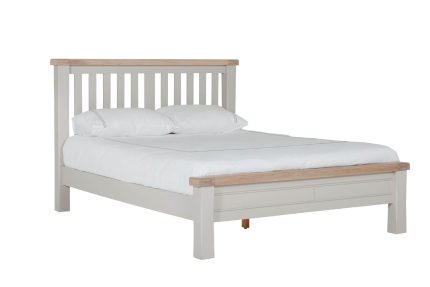 Doune Bed 4'6 Low Footboard - Taupe