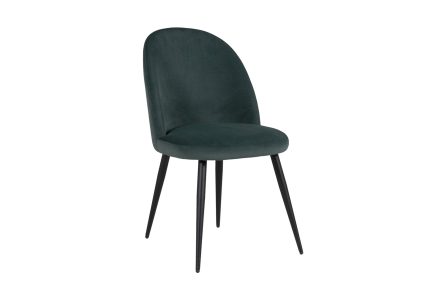 Gabi Dining Chair - Sage Black Legs