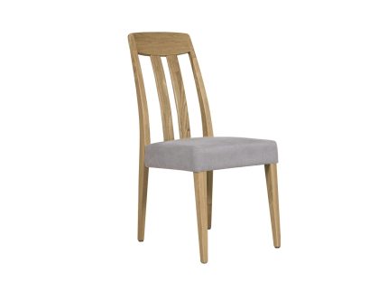 Hadley Dining Chair -Slat Back -Oak Grey