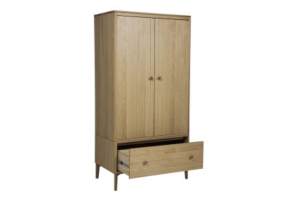 Hadley Wardrobe - 2 door - Oak Natural