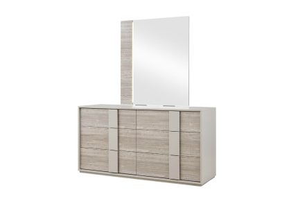 Jules Dressing Chest 6 Drawer - Grey