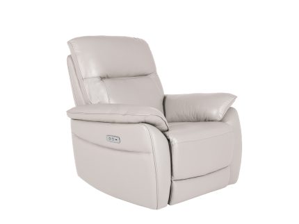 Nerano 1 Seater Electric Recliner - Cashmere (Nett)