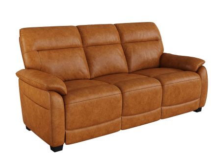 Nerano 3 Seater Fixed - Tan (Nett)