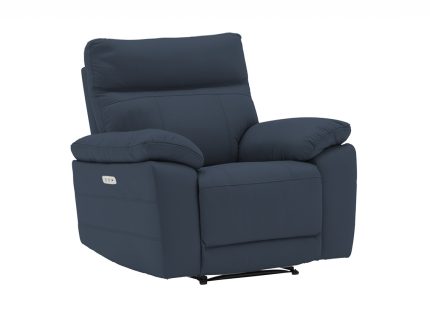 Positano 1 Seater Electric Recliner - Indigo (Nett)
