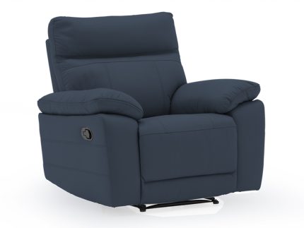 Positano 1 Seater Manual Recliner - Indigo (Nett)