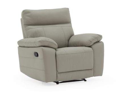 Positano 1 Seater Manual Recliner - Light Grey (Nett)