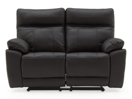 Positano 2 Seater Manual Recliner - Black (Nett)