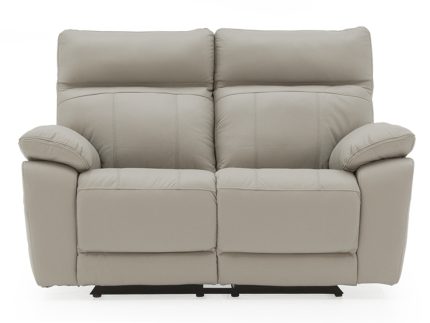 Positano 2 Seater Manual Recliner - Light Grey (Nett)