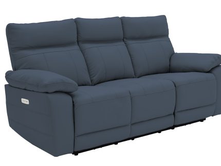 Positano 3 Seater Electric Recliner - Indigo (Nett)