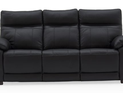 Positano 3 Seater Fixed - Black (Nett)