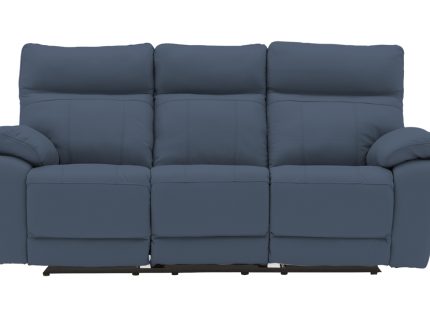 Positano 3 Seater Manual Recliner - Indigo (Nett)