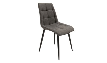Tessan Dining Chair - Grey PU (2/Box) (Nett)
