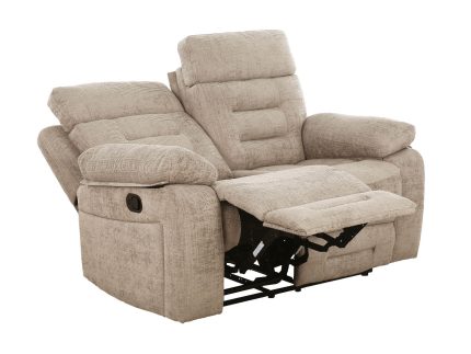 Wilbur 2 Seater Manual Recliner - Latte (Nett)