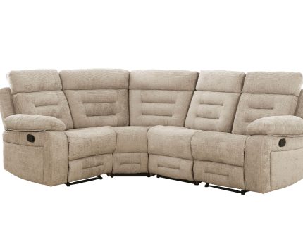 Wilbur Corner Group Manual Recliner - Latte (Nett)
