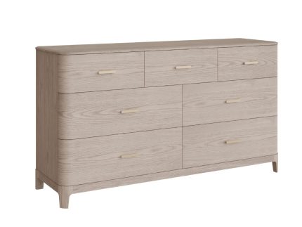 Zahra Dressing Chest 7 Drawer - Parisian Cream