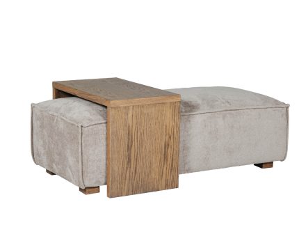 Bodhi Ottoman and Coffee Table Set - Mink (Nett)