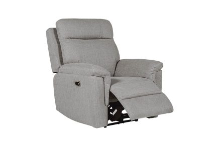 Bowie 1 Seater Electric Recliner - Grey (Nett)