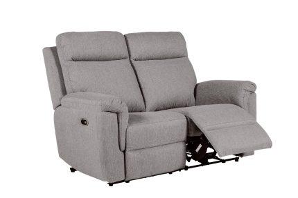 Bowie 2 Seater Electric Recliner - Grey (Nett)