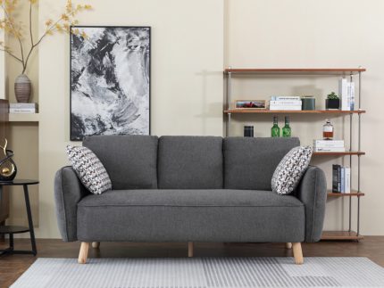 Georgia 3 Seater Dark Grey