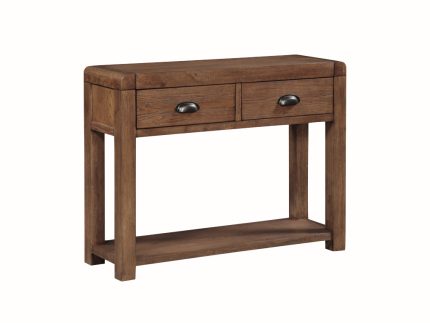 Oakridge Dark Oak 2 Drawer Hall Table