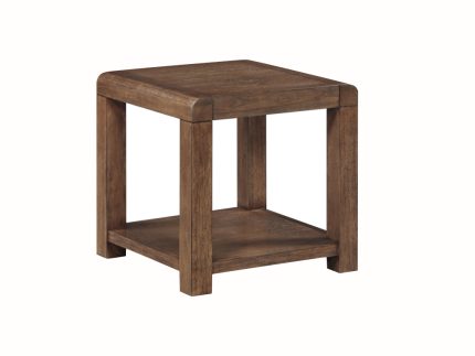 Oakridge Dark Oak End Table With Shelf