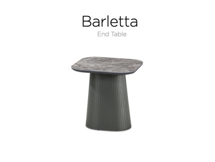 Barletta Sintered Stone End Table