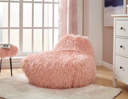 Faux Sheepskin Bean Bag
