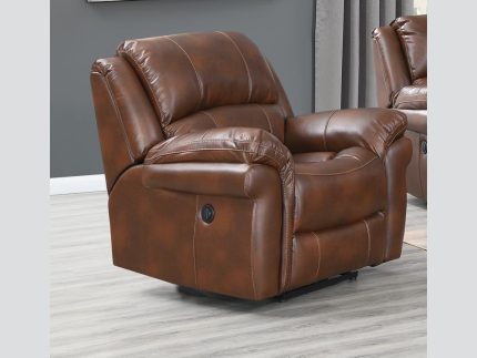 Farnham Power Armchair Tan (Fabric)