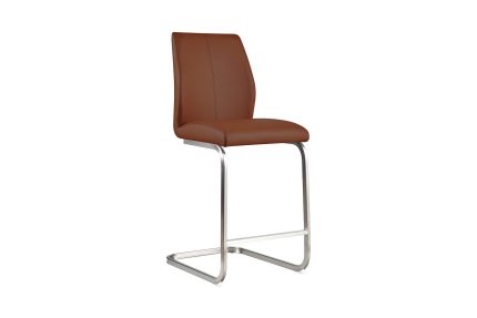 Irma Counter Stool - Brushed Steel Tan (2/box)