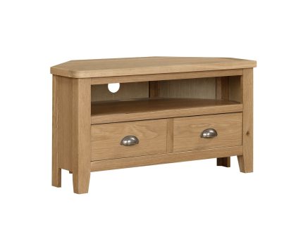 Marsden TV Unit Corner 900 - Natural Oak (Nett)