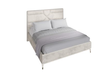 Diletta 6' Bed - Stone