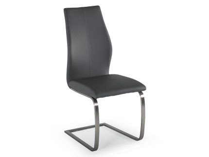 Irma Dining Chair - Brushed Steel Grey (2/Box)