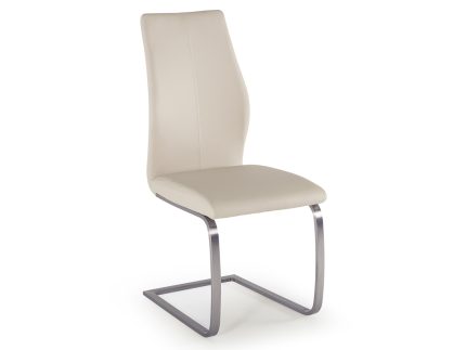 Irma Dining Chair - Brushed Steel Taupe (2/Box)